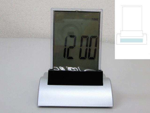 ノベルティ:7カラーチェンジャブルクロック