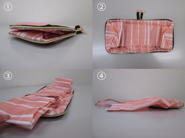 ノベルティ:ストライプ ポータブルバッグ アソート