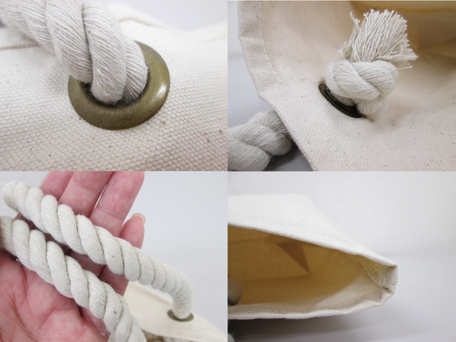 ノベルティ:キャンバスマリントート(S) ナチュラル