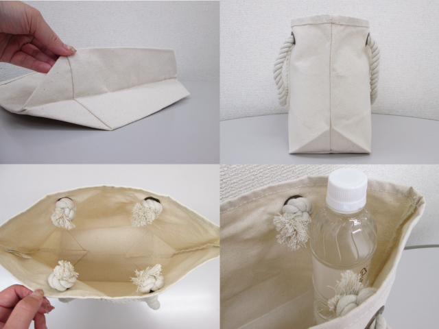 ノベルティ:キャンバスマリントート(S) ナチュラル