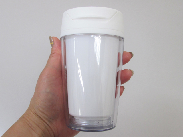 ノベルティ:カスタムデザインタンブラーFC250ml ホワイト