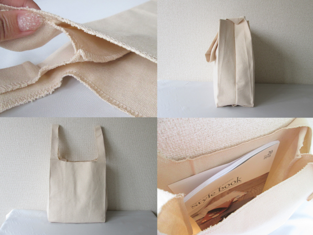 ノベルティ:キャンバスマルシェバッグ ナチュラル