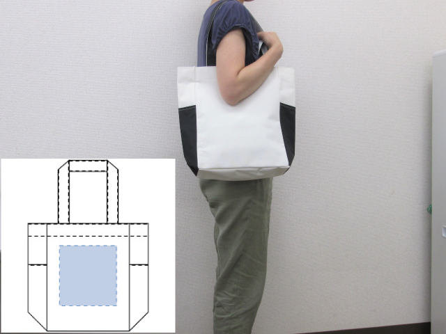 ノベルティ:マルチトートコンビ(M) インクブラック