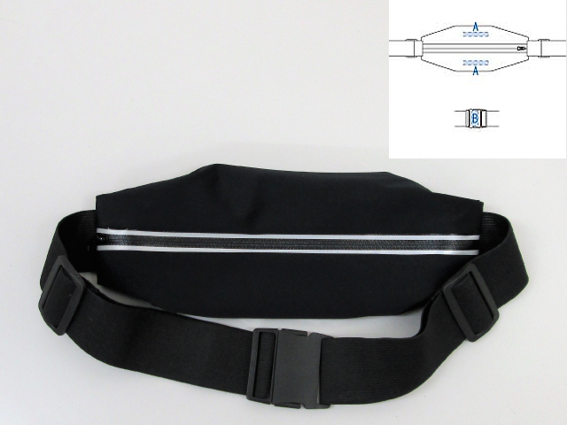 ノベルティ:モバイルランニングポーチ マチ付