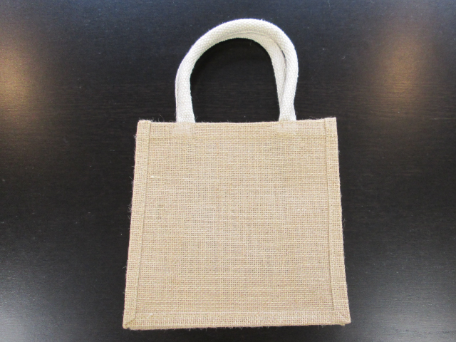 ジュートスクエアトート(S)