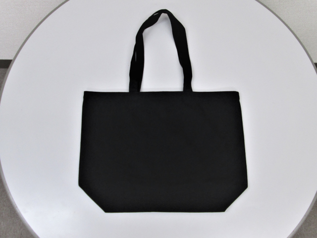 キャンバストート(横型/大) 黒