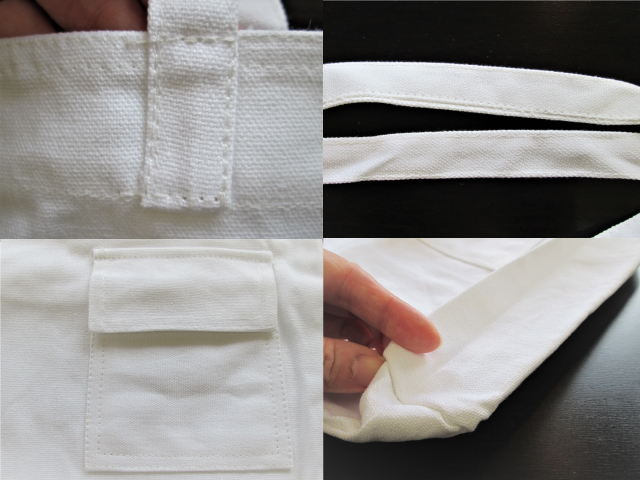 <お得なインクジェット> キャンバスエコバッグ(小) 白