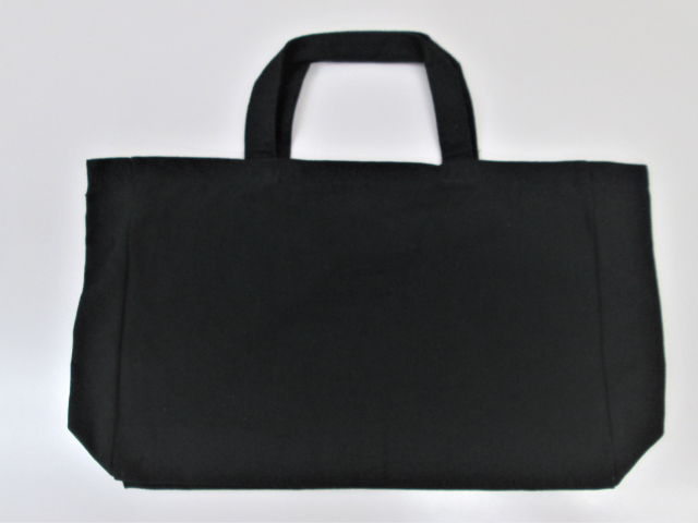 キャンバストート(マチあり/大) 黒
