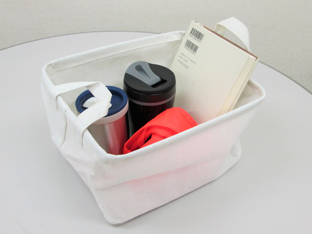 ノベルティ：[収納雑貨] 布製収納ボックス  