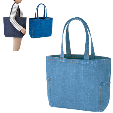 デニムマルチトート(M) ヴィンテージブルー
