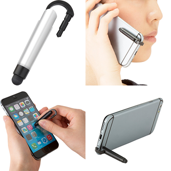 <アウトレット、在庫売切廃盤> モバイルミニタッチペン シルバー